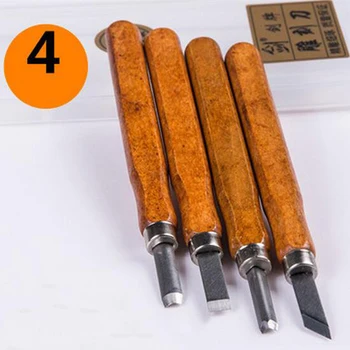

4pcs/lot Wood Working Tools Kit DIY Woodworking Carving Knife Craft Sculpture Engraving Hand Tools Herramientas