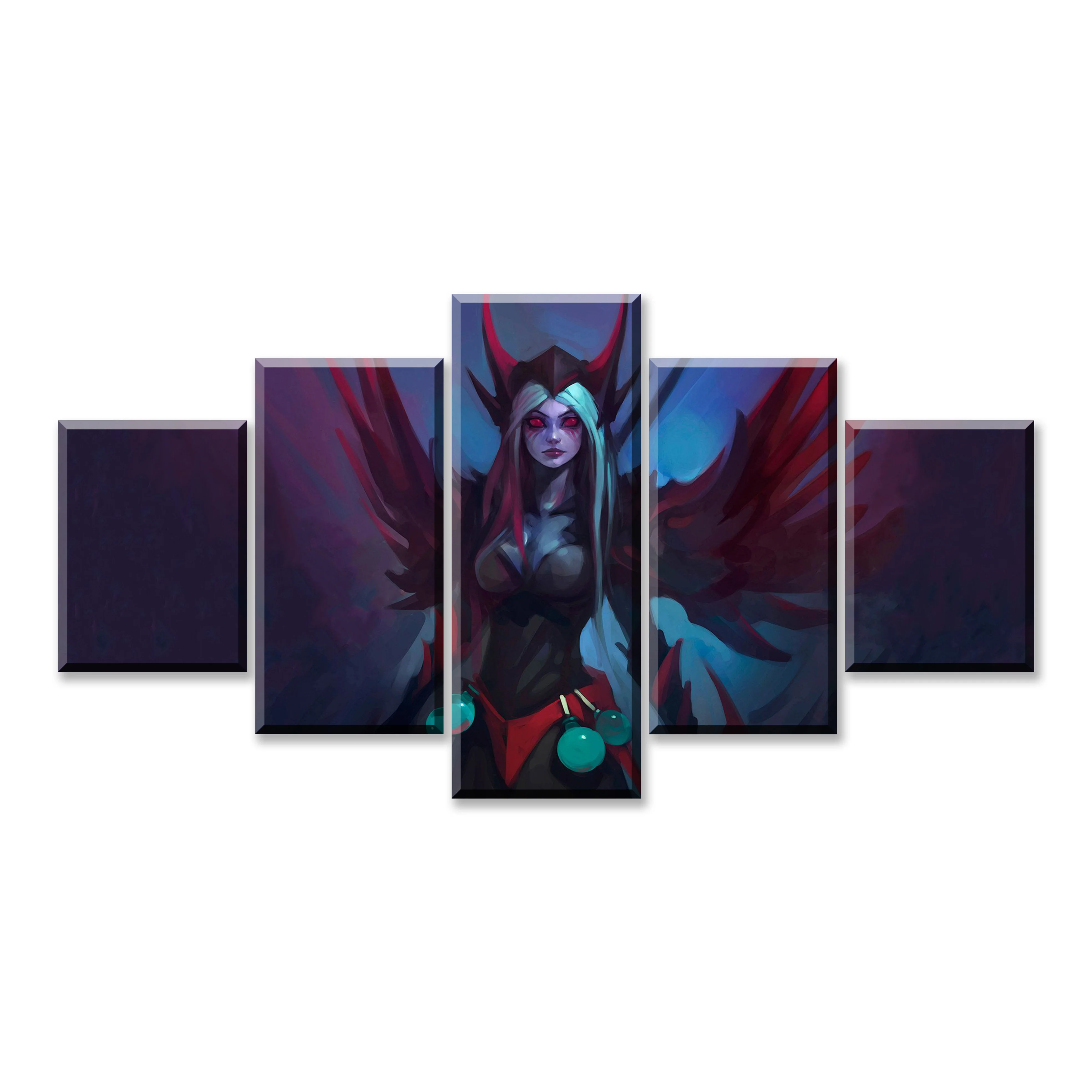 5 Piezas Hd Foto Dota2 Video Juego Cartel Pared Pegatina Lina