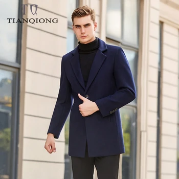 

Men Clothes 2019 New Arrival Winter High Quality Wool Thicked Trench Coat Men,Men's Navy Wool Jackets ,plus-size M-3XL,