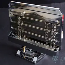 LESU металлическая задняя пластина для 1/14 Tmy King седельный тягач RC автомобиль обновленная часть TH02263