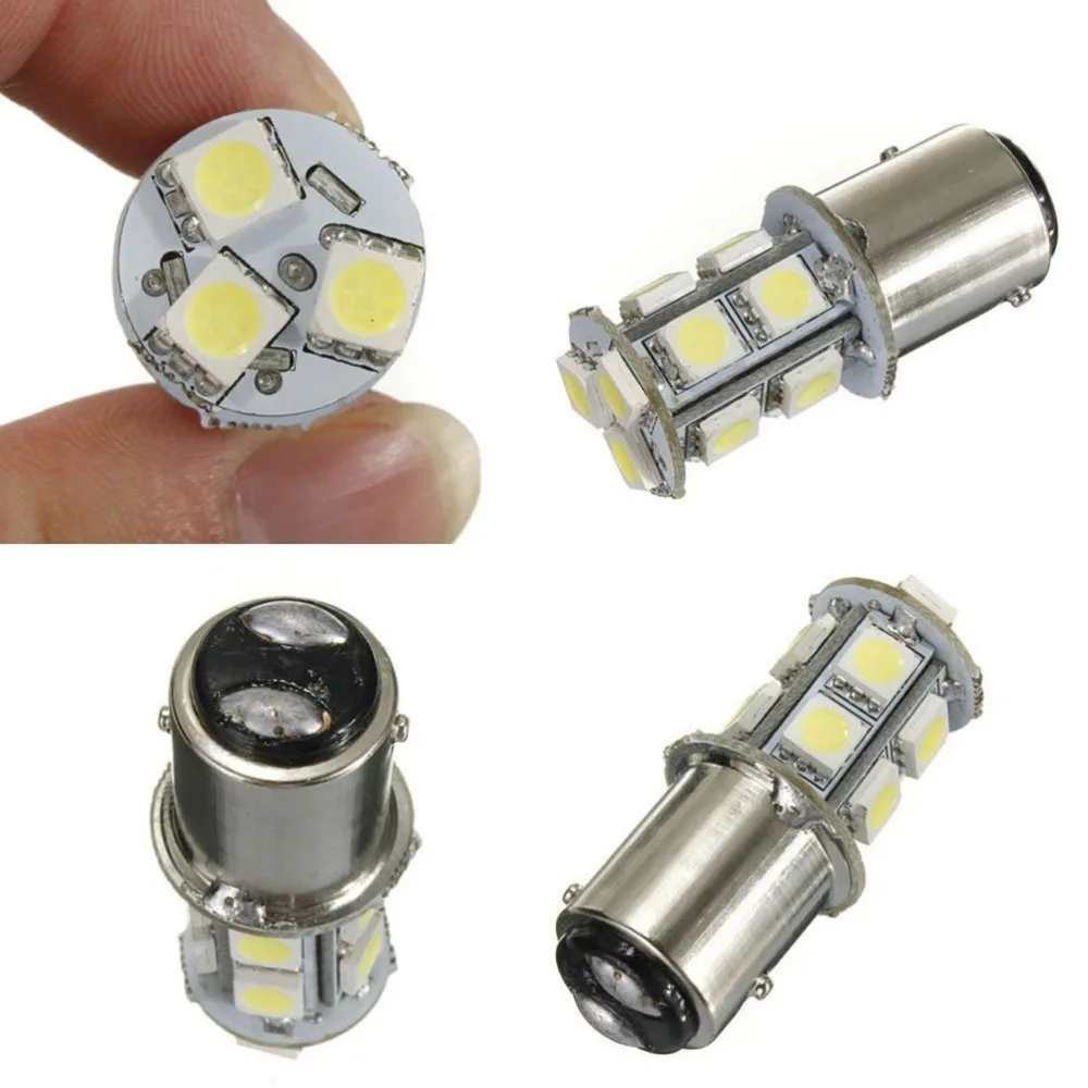 10 шт. s25 1156 светодиодный указатель поворота B 12 V 1157 BAY15D 5050 13 SMD BA15S P21W светодиодный фары заднего тормоза, сигнализирующий фонарь белого цвета