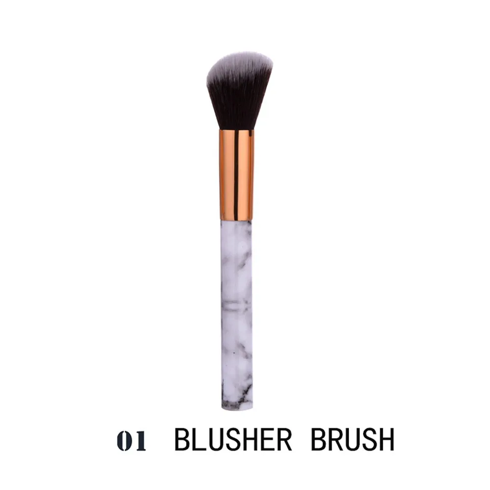 501 New Fashion Marble Makeup Brush Set Professional Face Eye Shadow Eyeliner Foundation Makeup Brushes Tool Freeship