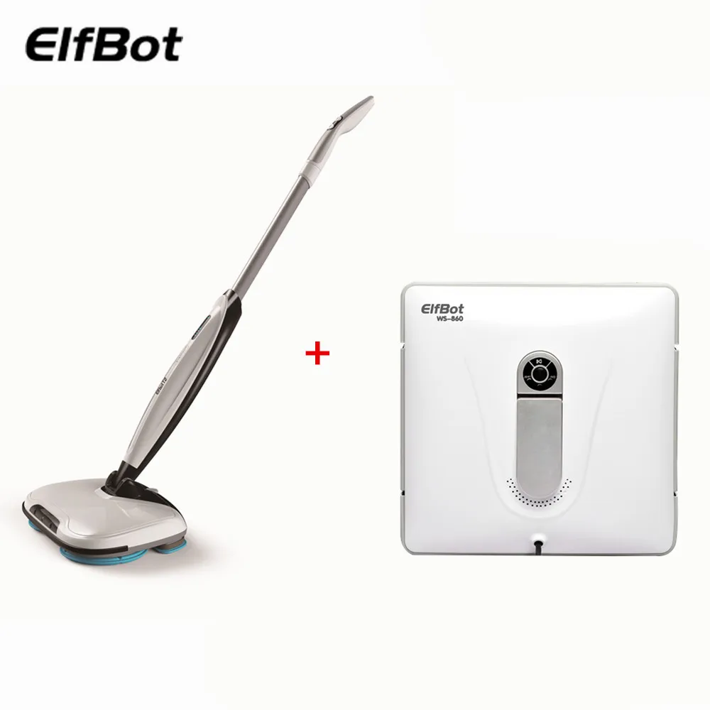 (Комбинации продажи) elfbot WS860 окна Пылесосы для автомобиля Робот + T2 ручной уборка