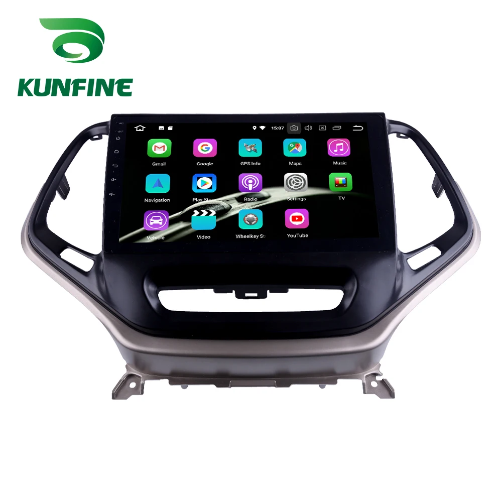 Android 9,0 Ram 4G Rom 64G PX6 Cortex A72 автомобильный DVD gps мультимедийный плеер стерео для Jeep Cherokee радио головное устройство