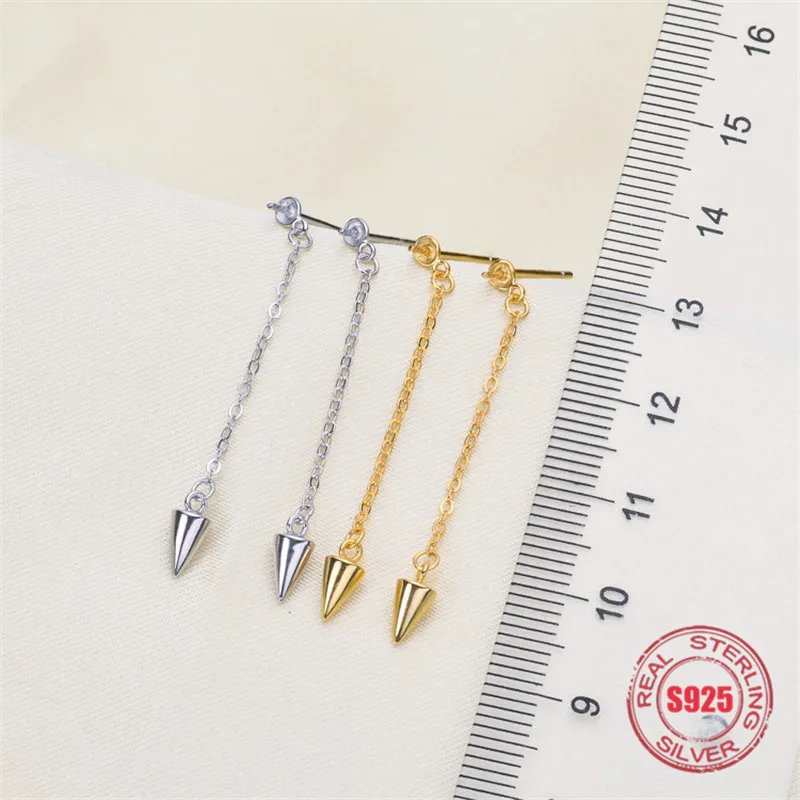 

Genuine S925 Sterling Silver Stud Earrings Dangle Earrings Hoop Earrings Blank Base Supplies for DIY Accessories Jewelry Making