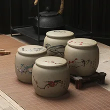 Старый камень, грубая керамика чайный горшок GuTao уплотнительная керамическая большого размера caddy honey jar упаковка подарочная коробка