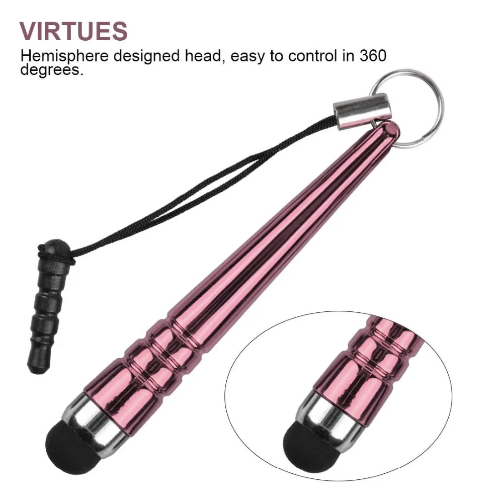 

5Pcs 10Pcs Baseball Bat Dust Port Tablet Pen Fashion Stylus Pen Compatible Capacitive Touch Screens Cell phones tablets Laptop