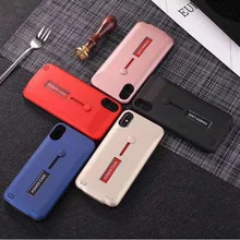 5000 мАч Зарядное устройство запасной внешний аккумулятор чехол с кольцом-держателем для iPhone X чехол питания батареи