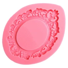 Free Shipping 3D Frame Silicone Fondant mold baking Paste Mold DIY Cake Decorating Polymer Clay Resin Candy Fimo Super Sculpey