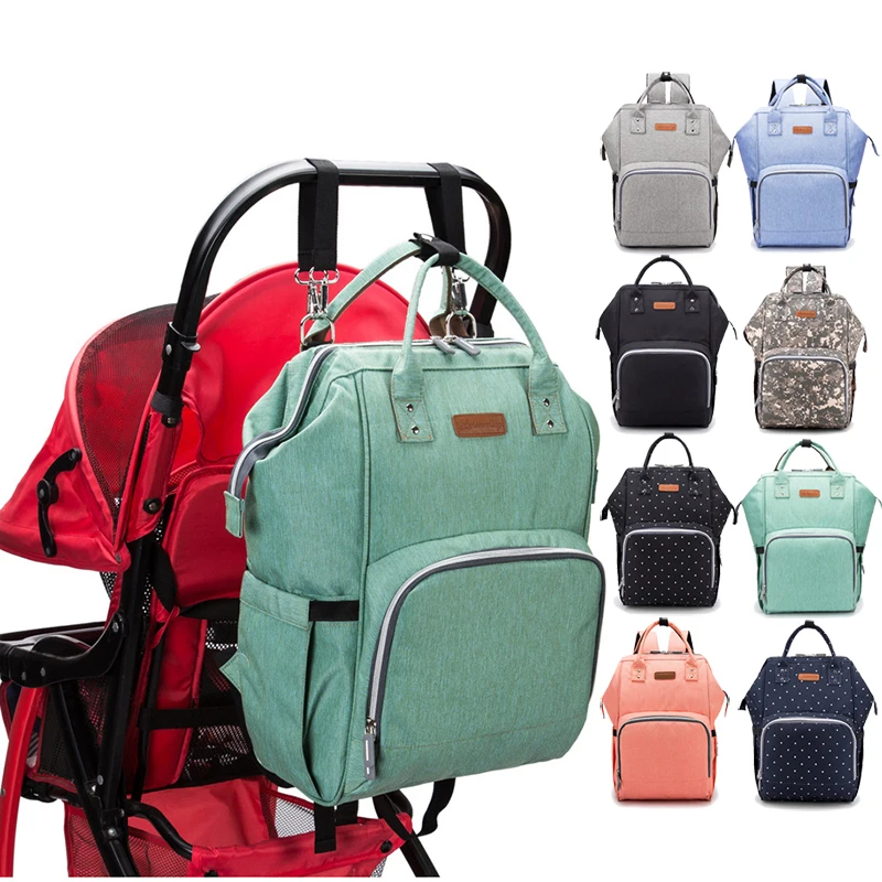 

Camouflage Mulitfunction Diaper Baby Bag Waterproof Big Size Silicone Zipper Backpack for Baby Nappy Traveling Bags T0096