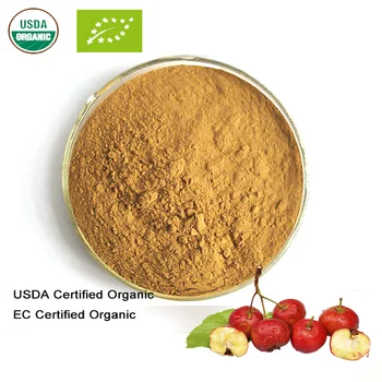

USDA and EC Certified Organic Hawthorn fruit Extract 10:1 hawthorn flavanone