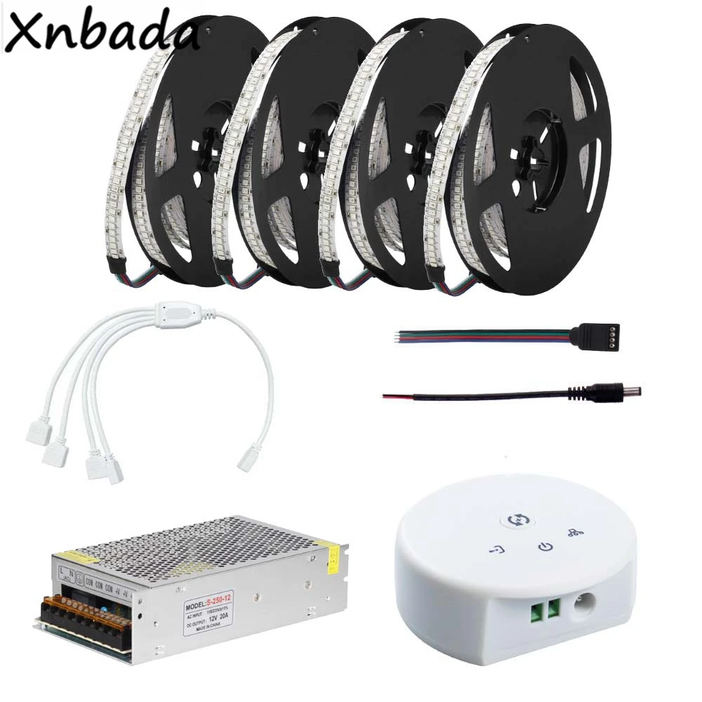 

DC12V 234Leds/m 2835SMD RGB Led Strip Light,Magic Home WIFI RGB Led Controller Transformer Kit 5M 10M 15M 20M
