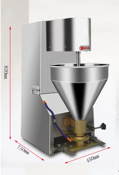 Универсальный нержавеющая сталь автоматический Фрикаделька формовочная машина коммерческих рыбы говядины фрикадельница - Цвет: by airplane price
