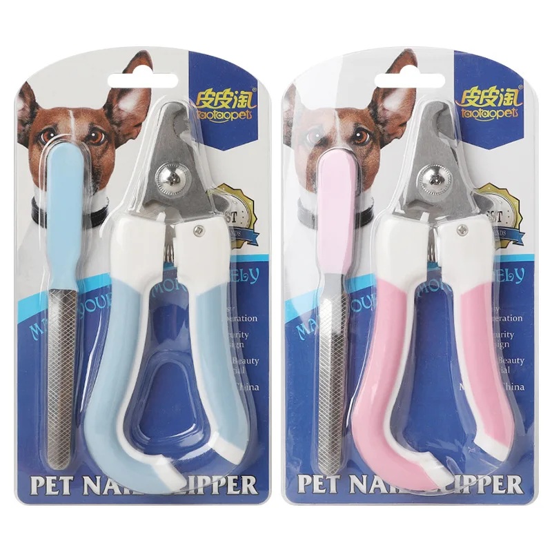 

Bend Hook comfortable pet nail shearing belt file Alloy knife head Big dog with pet nail clamp