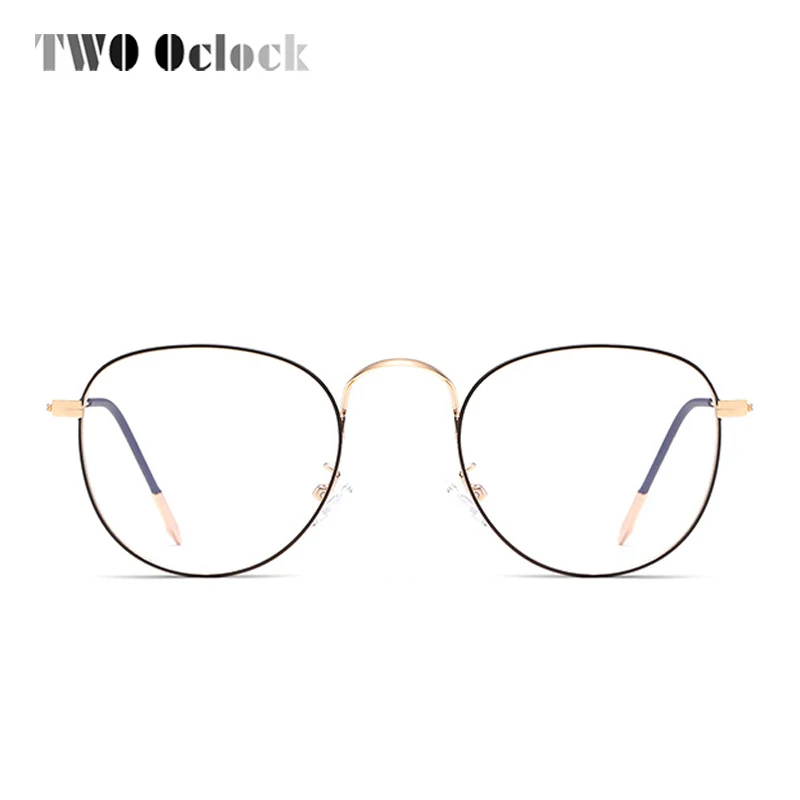 TWO Oclock Korean Women Round Glasses Clear Spectacle Frames
