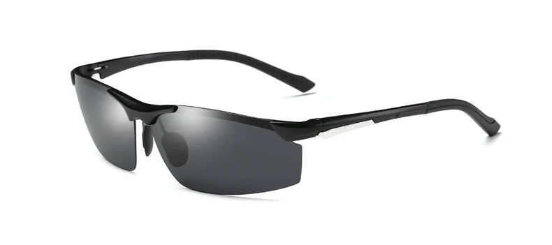 Бензола поляризованных солнцезащитных очков Для мужчин алюминиево-магниевого солнцезащитные очки, мужские очки для вождения очки УФ 400 оттенков очки черного цвета с Чехол 9206