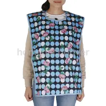 1 шт. Водонепроницаемый взрослый нагрудник для еды чехол для одежды для инвалидов помощь фартук-75x47 см