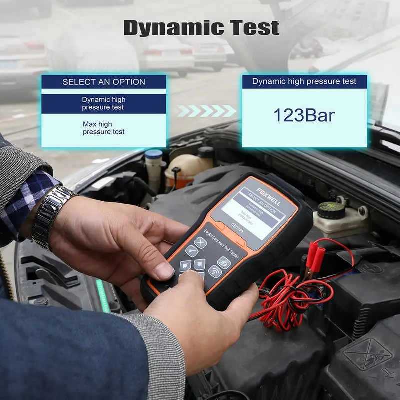 Foxwell CRD700 цифровой тестер прямого впрыска системы Инструменты OBD2 считыватель