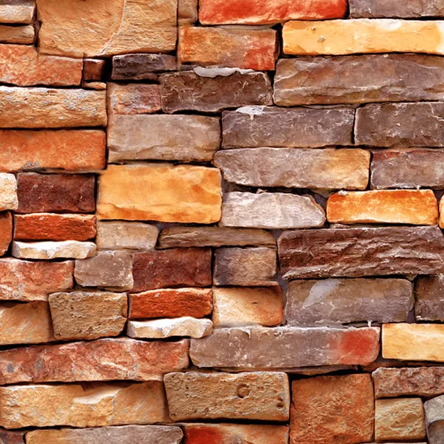 3d stone wall wallpaper roll country style tapety tv backdrop decor