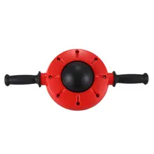 360 градусов домашнее AB роликовое колесо для тренировки брюшного желудка-красный