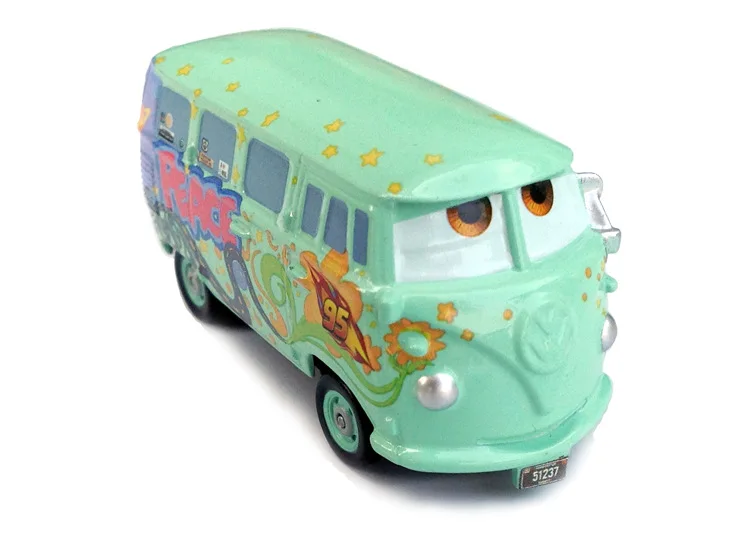 Disney Pixar Cars 2 Diecast Fillmore Metal Alloy Toys Car For Children