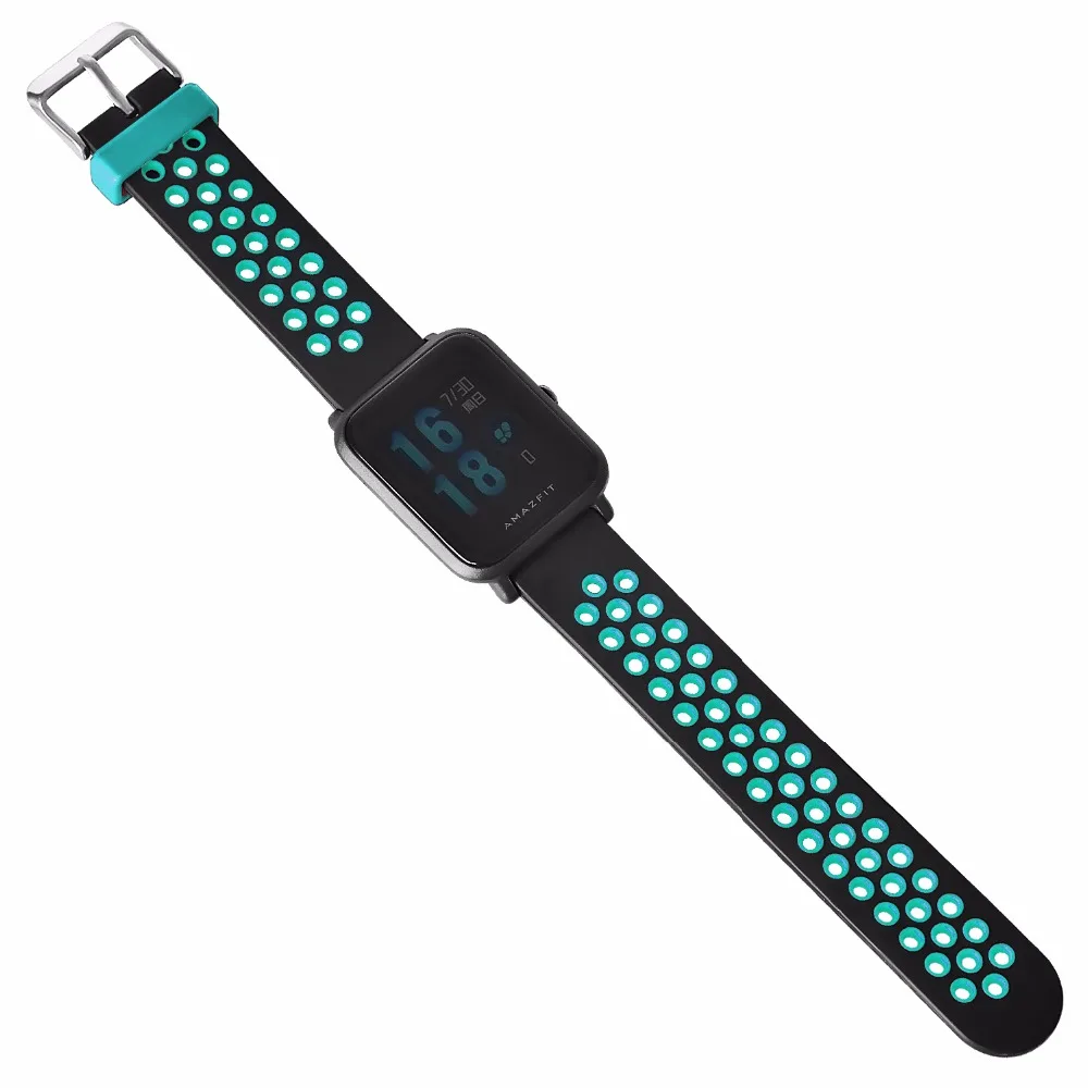 2 в 1 COMLYO ремешок для Xiaomi Huami Amazfit Bip BIT PACE Lite Youth Smart Watch браслет с чехлом huami amazfit