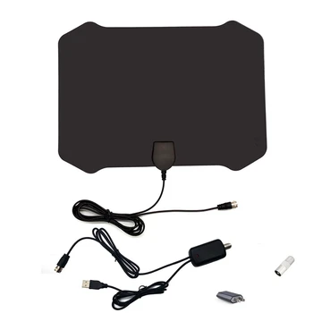 

120 Mile Range Amplified TV Antenna HDTV Signal Amplifier Booster Receiver Radius Surf Fox Antena HD TV Antennas Aerial