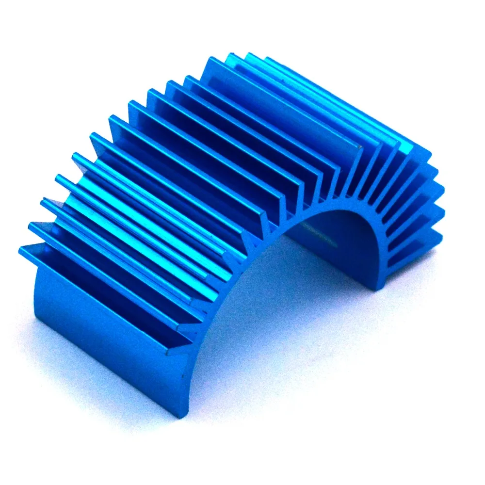 Aluminum 540 550 Motor Heat Sink Heatsink for Tamiya HSP Car Truck Blue