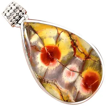 

Nature Mexican Bird Eye Pendant 925 Sterling Silver Jewelry, 51 mm, MHBAP5103