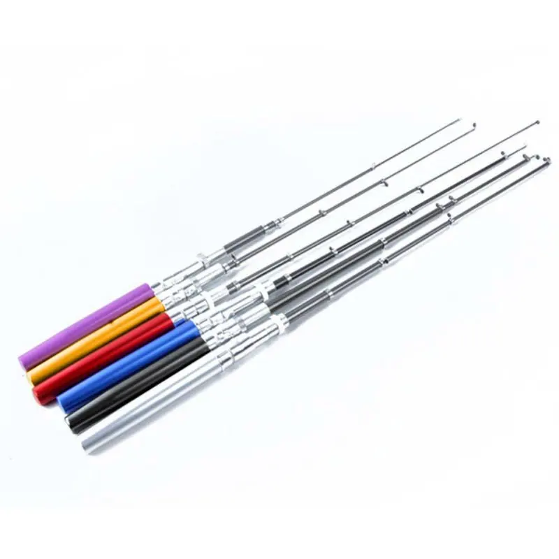 

Portable Pen Shape for Pocket Telescopic Mini Fishing Pole Fishing Tackle Sea Rod Fishing Rod With Reel Wheel 6 Colors 2017
