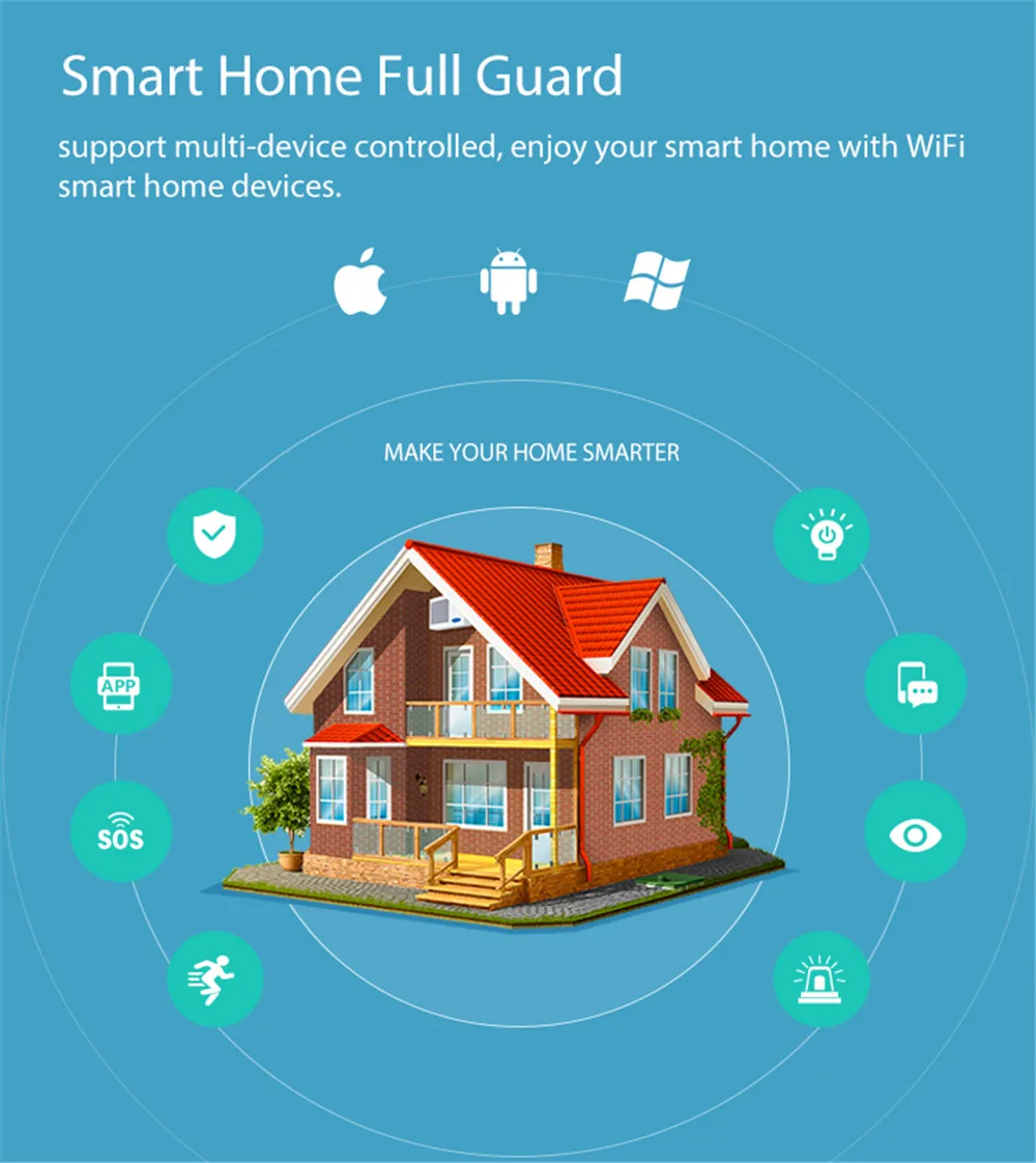 NAS-DS01W Wi Fi Smart Двери, окна сенсор Магнитная датчик касания приложение уведомления оповещения для Умный дом автоматизации