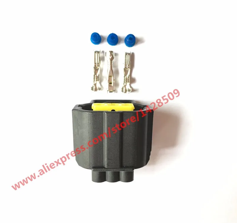 5 комплектов Tyco Amp 3 Pin Pico 5716PT 1996-On для генератора Ford три свинца проводки косички 1U2Z-14S411-TA разъем провода 184032-1