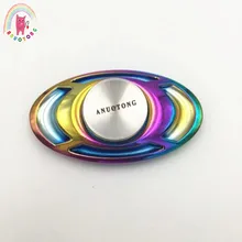 ANUOTONG красочные три-Спиннер металлический EDC ручной Спиннер для аутизма и детей/СДВГ антистресс декомпрессия spelgoed