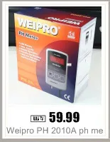 Weipro PH 2010A ph-метр и контроллер стоимости свежей соли ph онлайн монитор, хорошее качество надежный