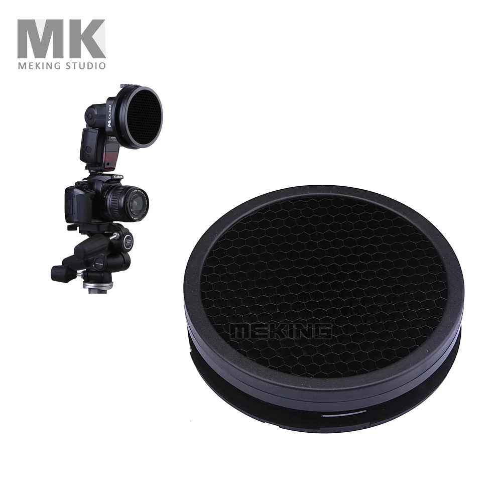 

Flash light Adapter Kit Accessory K9/K-9 Honey Comb grid for Speedlite Speedlight Photo Studio Fotografia Acessorios Camera
