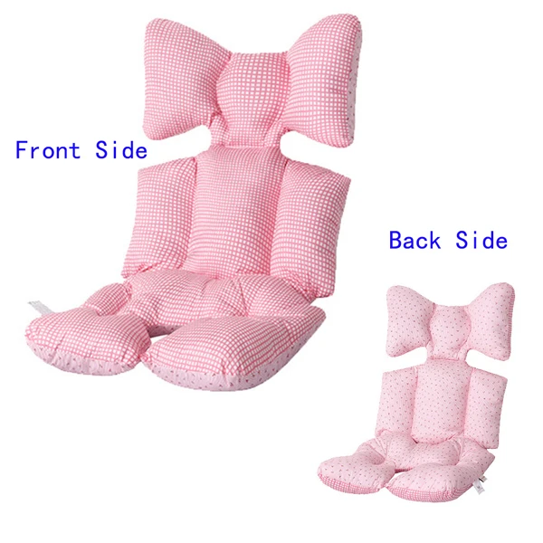 Аксессуары для детской коляски, хлопковый матрас в коляске, мягкая подушка, чехол на сиденье, коврик на колесиках, детский Модный чехол с принтом - Цвет: PJ3580E
