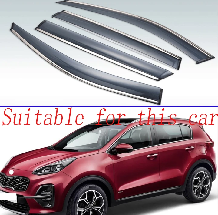 Пластиковый Наружный козырек для Kia Sportage KX5 2016 2017 2018 2019 | Автомобили и мотоциклы