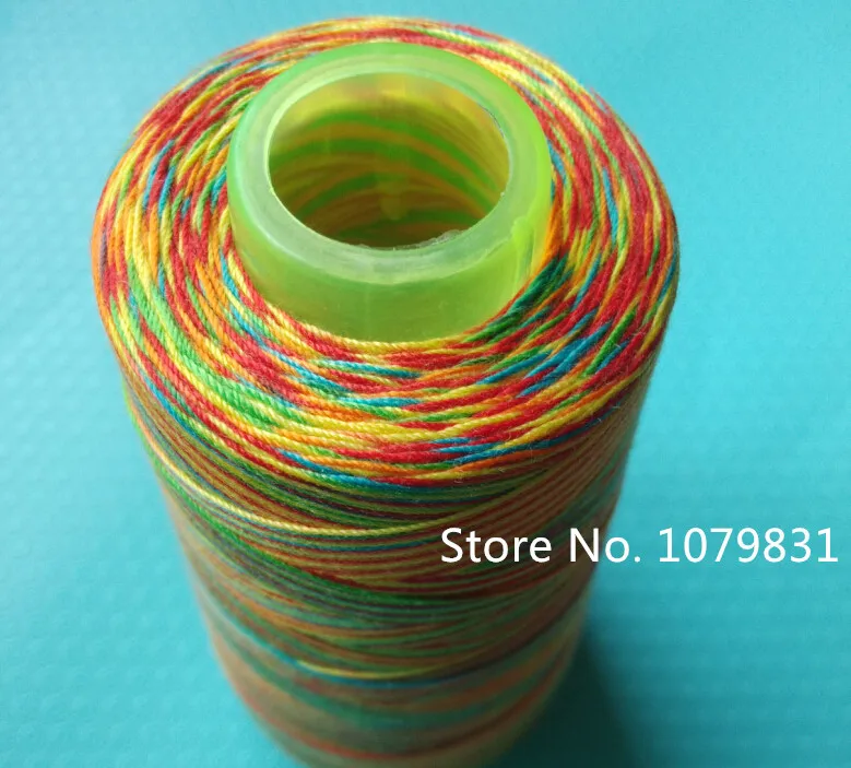 

203 multi- colour variegated color sewing thread rainbow polyester thread for crocheting/ lacemaking/ tatting