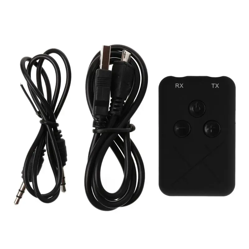 

2 in 1 Bluetooth Transmitter Wireless Stereo Music Receiver Adapter 3.5mm Audio USB Cable TV DVD MP3 PC