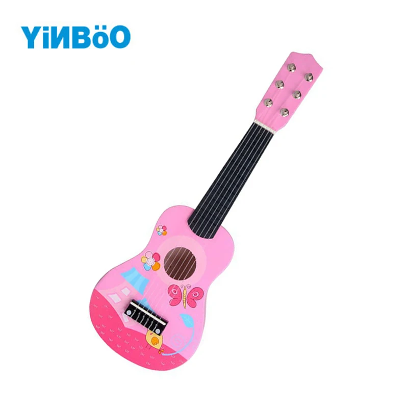 Baby Toys For Children 21 Inch 6 String 12 scale Wooden Guitar ukulele Musical Instruments Educational Toy For Children Gifts