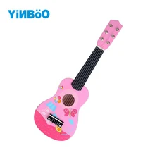Baby Toys For Children 21 Inch 6 String 12 scale Wooden Guitar ukulele Musical Instruments Educational Toy For Children Gifts
