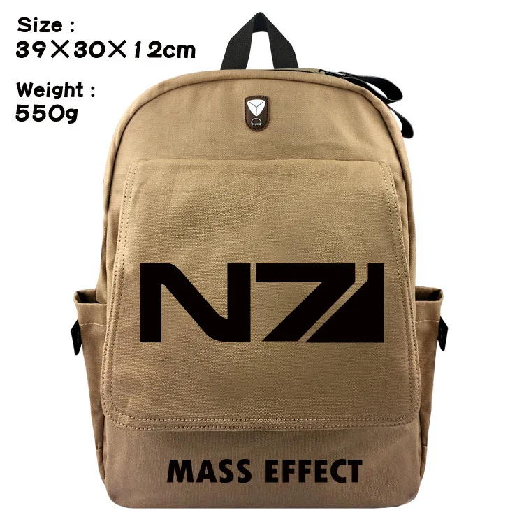2018 Mochilas School Bags For The New American Game font b Peripheral b font Mass Effect