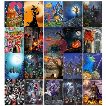 

diamond painting full square Halloween pictures of rhinestones diamond embroidery sale diamond mosaic 5d diamond painting full