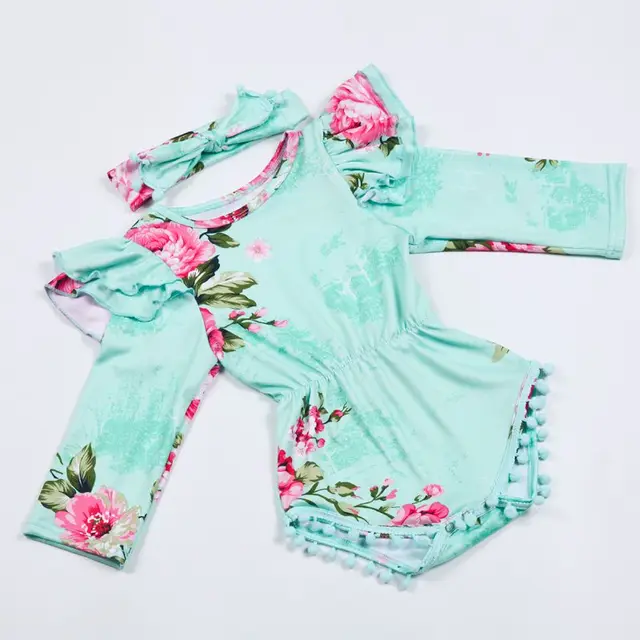 mint floral jumpsuit