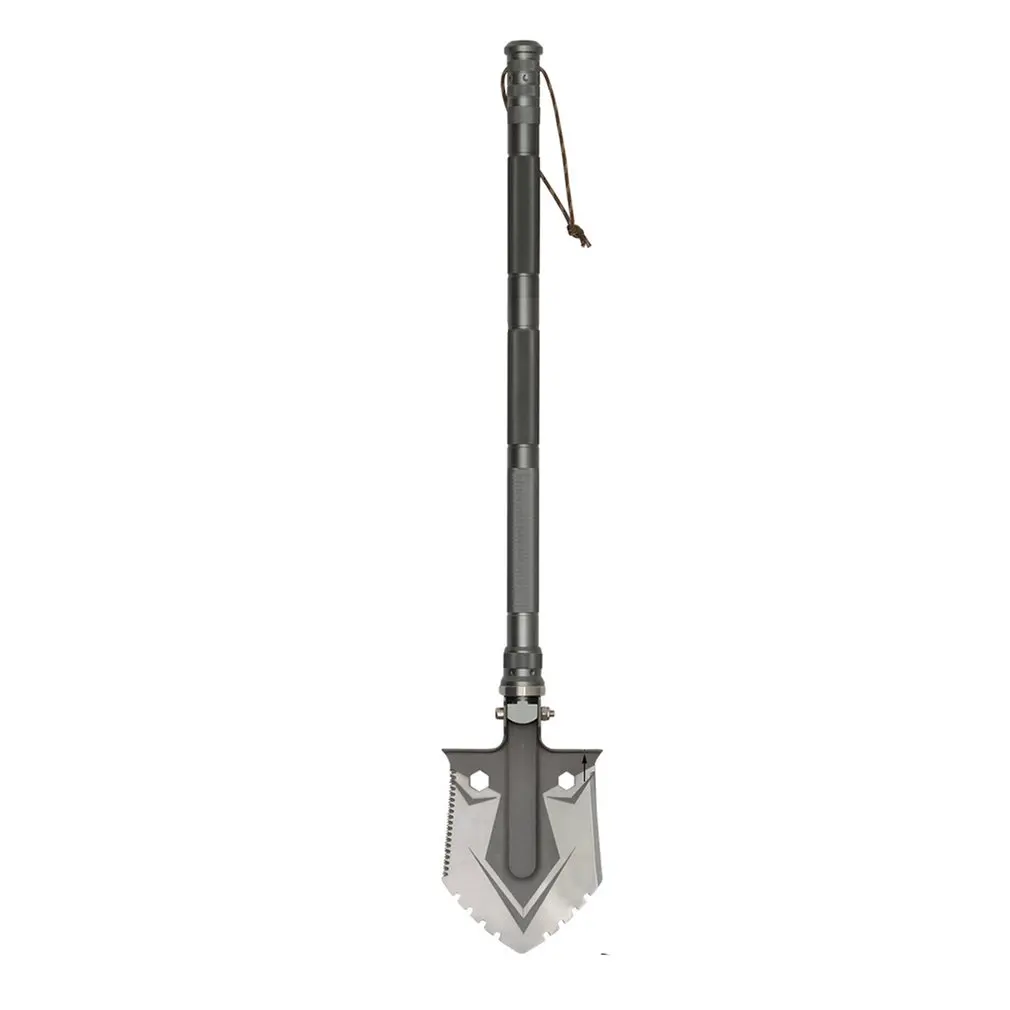 

Multi-functional Foldable Military Shovel Spade Fire Stick Bottle Opener Survival Tool Emergency Hiking Camping Outdoor Tool