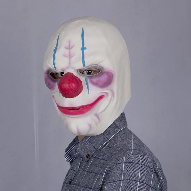 Game Payday The Heist Mask Latex Cosplay Dallas  Chains Hoxton Wolf Masks for Halloween Christmas Party (6)