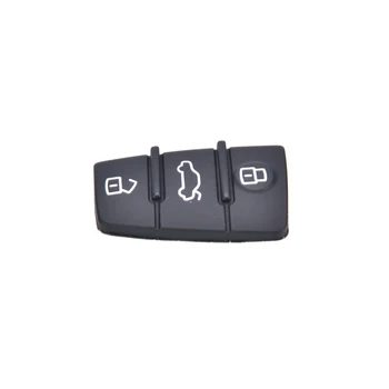 

HOT NEW 1 pcs Remote Key FOB 3 Button Rubber Pad Replacement Fits for A3 A4 A6 TT Q7