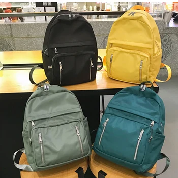 

Thick nylon Women Backpack Travel Bag Fashion Backpack New Shoulder Bag For Women Teenage Girl School Bag 2019 Rucksack Bagpack