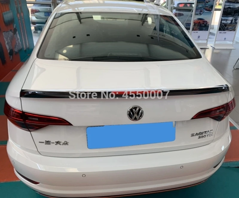 Для Volkswagen Sagitar Jetta2019 Спойлер ABS пластик грунтовка цвет автомобиля задний хвост Багажник крыло украшение