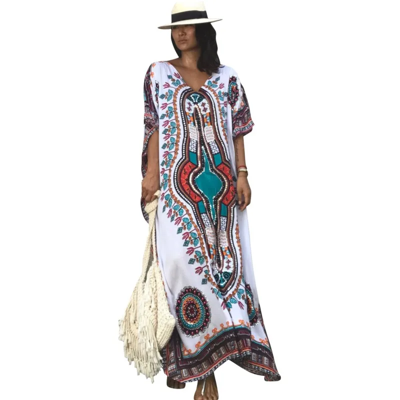 White-Ethnic-Print-Kaftan-Maxi-Dress-LC42217-22-2_conew1